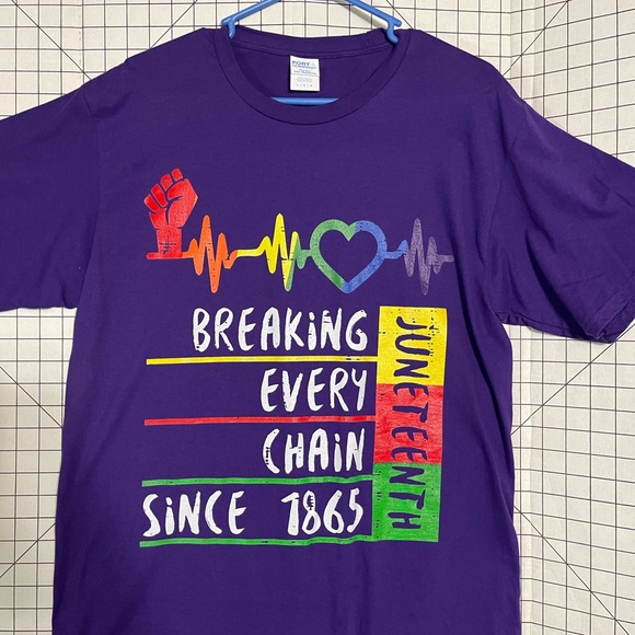 Juneteenth T-shirt 
NEW no tags
#juneteenth
#unisextshirts
#africanamericanwear - Picture 1 of 1